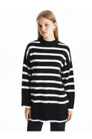 LC Waikiki Lw - Crew Neck Striped Women's Knit Tunic