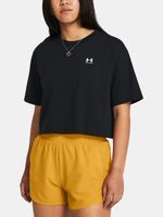 Under Armour UA Boxy Crop Logo SS Majica crna