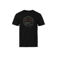 HORSEFEATHERS Tričko Line Circle - black BLACK velikost M