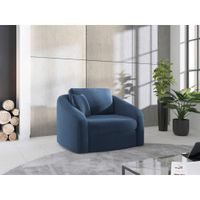 Sit & More KRESLO, textil, modrá