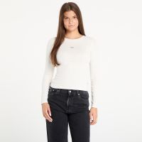 T-shirt Guess Jeans Ls Cn Embro Slim White M