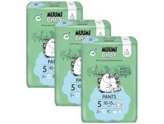 Muumi Baby Pants 5 Maxi+ 10-15 kg, mesačné balenie nohavičkových eko plienok