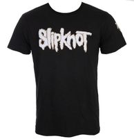 metal majica moška Slipknot - Logo & Star Applique Slub - ROCK OFF - SKAPSLUB01MB XXL