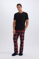 DEFACTO Regular Fit Checkered Pocket Long Pajama Bottoms