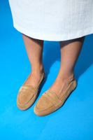 LuviShoes F02 Women's Earthen Suede Flats