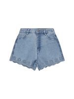 Cotton Chambray Shorts