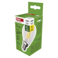 LED žárovka Filament Mini Globe  A CLASS/ E14 / 3,8 W (60 W) / 806 lm / neutrální bílá