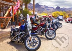 Rt 66 Fun Run Oatman Motorcycles 4-16 8377 - puzzle z kategorie Umělecké