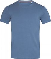 Stedman® Vypasované pánské tričko Clive s úzkými lemy, elastan 5 %, 170 g/m Barva: modrý denim, Velikost: S S9600