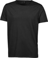 Tee Jays Volné tričko Raw s nezačištěnými lemy 160 g/m Barva: Černá, Velikost: XL TJ5060