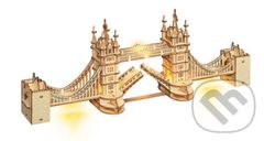Svítící Tower Bridge (3D dřevěné puzzle) - puzzle z kategorie 3D puzzle