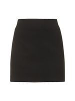 Nerea Tech Crepe Satin Mini Skirt