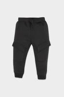 DEFACTO Baby Boy Anthracite Cargo Pocket Elastic Waist Basic Plain Sweatpants