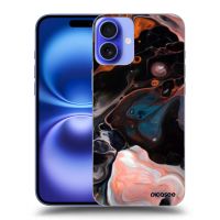 Silikónový čierny obal pre Apple iPhone 16 Plus - Cream