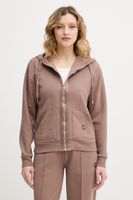 BOSS mikina na zips s kapucňou dámska s bavlnou Shiny B Jacket H.