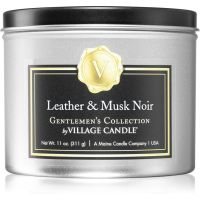 Village Candle Gentlemen's Collection Leather & Musk Noir ароматна свещ I. 311 гр.