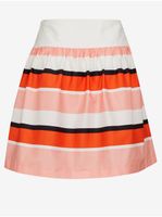White women's striped skirt CAMAIEU - Women's