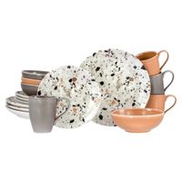 Creatable KOMBINOVANÝ SERVIS Terrazzo Mix 16-dielne
