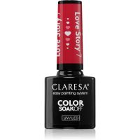 Claresa SoakOff UV/LED Color Love Story gel lak za nohte odtenek 7 5 g