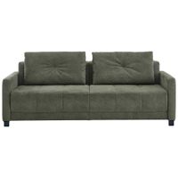 Dieter Knoll ROZKLÁDACÍ POHOVKA, textil, tmavě zelená