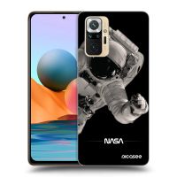 Silikónový čierny obal pre Xiaomi Redmi Note 10 Pro - Astronaut Big