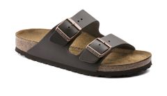 Birkenstock Arizona Natural Leather Narrow Fit Femei - Sandale Birkenstock - Maro - 51103-7.5 - Size: 7.5