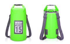 Lodný vak na vodu, vodotesný, 10, 15, 20 litrov (spevnený materiál) Farba: Zelená, Objem: 15 l