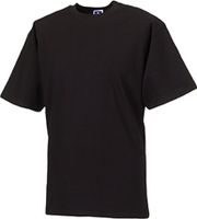 Tričko Russell z česané bavlny s vysokou gramáží 215 g/m Barva: Černá, Velikost: XL Z215