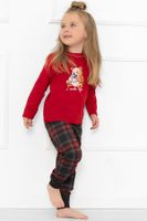 Dětské pyžamo Italian Fashion Rusoli - medvídek Červená 4 roky