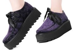 buty na platformie - Vampires Kiss Creepers - KILLSTAR - KSRA002566 36
