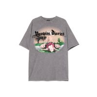 Cropp - Majica s potiskom The Vampire Diaries - antracitna