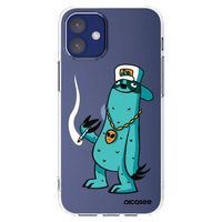 Silikónový prehľadný obal pre Apple iPhone 12 mini - Earth - Je mi fajn