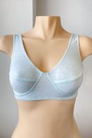 Bavlněná sportovní podprsenka Gina 97025P Tyrkysová S