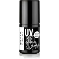 essence studio nails UV GEL NAIL гелевий лак для нігтів з використанням УФ/ЛЕД лампи відтінок 01 WHITE all night 5 мл