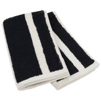 Dieter Knoll SADA RUČNÍKŮ PRO HOSTY, 30/50 cm, černá, ecru