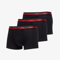 Hugo Boss Logo-Waistband Stretch Trunks 3-Pack Black M