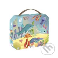 Panoramatické puzzle v kufríku Morský svet 36 ks - puzzle z kategorie 15 - 60 dílků