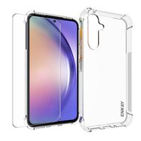 ENKAY SET Transparent ovitek + 2.5D zaščitno steklo Samsung Galaxy A54 5G