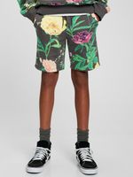 GAP Teen floral Kinder Shorts Grün Grau