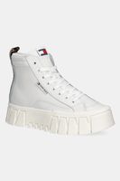 Tommy Jeans sneakers din piele TJW VULC FLATFORM LEOPARD