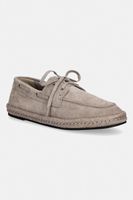 Calvin Klein espadrile pentru bărbați din piele întoarsă ESPADRILLE HYBRID BOAT SU