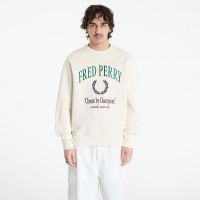 Φούτερ FRED PERRY Embroidered Champion Sweatshirt Ecru XL