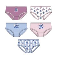 GIRLS' UNDERWEAR SET SINGLE JERSEY 5 PIECES STITCH