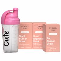 Trink dich Schlank [10-Tage-Paket] + GRATIS Shaker: Entwässerungsgetränk Draining Drink, Fatburner Fat Burner Drink & Night Burner Drink | TummyTox