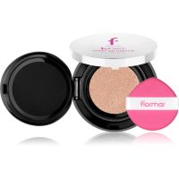 flormar K-Spirit Cover Up Natural Cushion Foundation стійкий компактний тональний крем відтінок 002 - Porcelain 80 гр