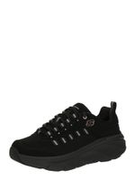 SKECHERS Niske tenisice 'D'LUX WALKER 2.0'  crna / srebro