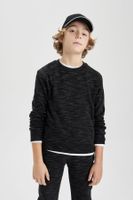 DEFACTO Boy&#39;s Crew Neck Sweatshirt