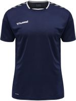 Hummel Tehnička sportska majica 'Authentic'  morsko plava / svijetlosiva / crna / bijela