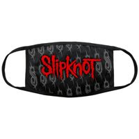 rouška Slipknot - Red Logo & Sigils - BL - ROCK OFF