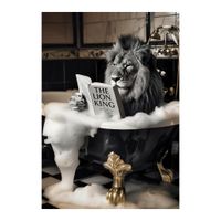 Monee SKLENENÝ OBRAZ, zvieratá, 80/120 cm